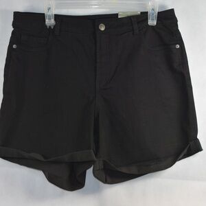 Black Jean Shorts SZ 12 and Size 14 Not George